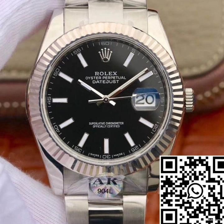 41mm AR Rolex Dial Datejust Black Factory 126334 0114